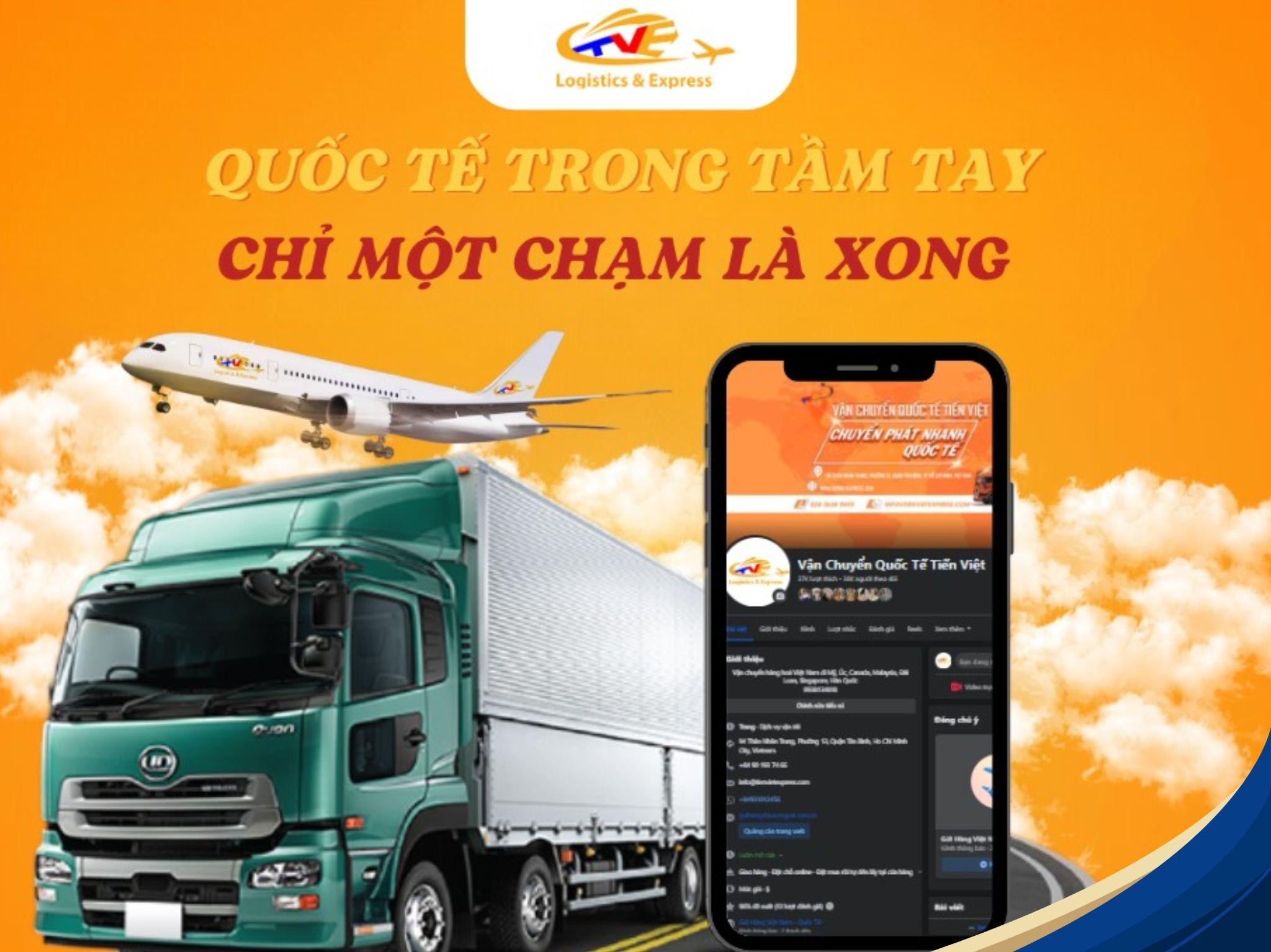Dịch vụ gửi mỹ phẩm đi Canada giá rẻ tại Tiến Việt Express