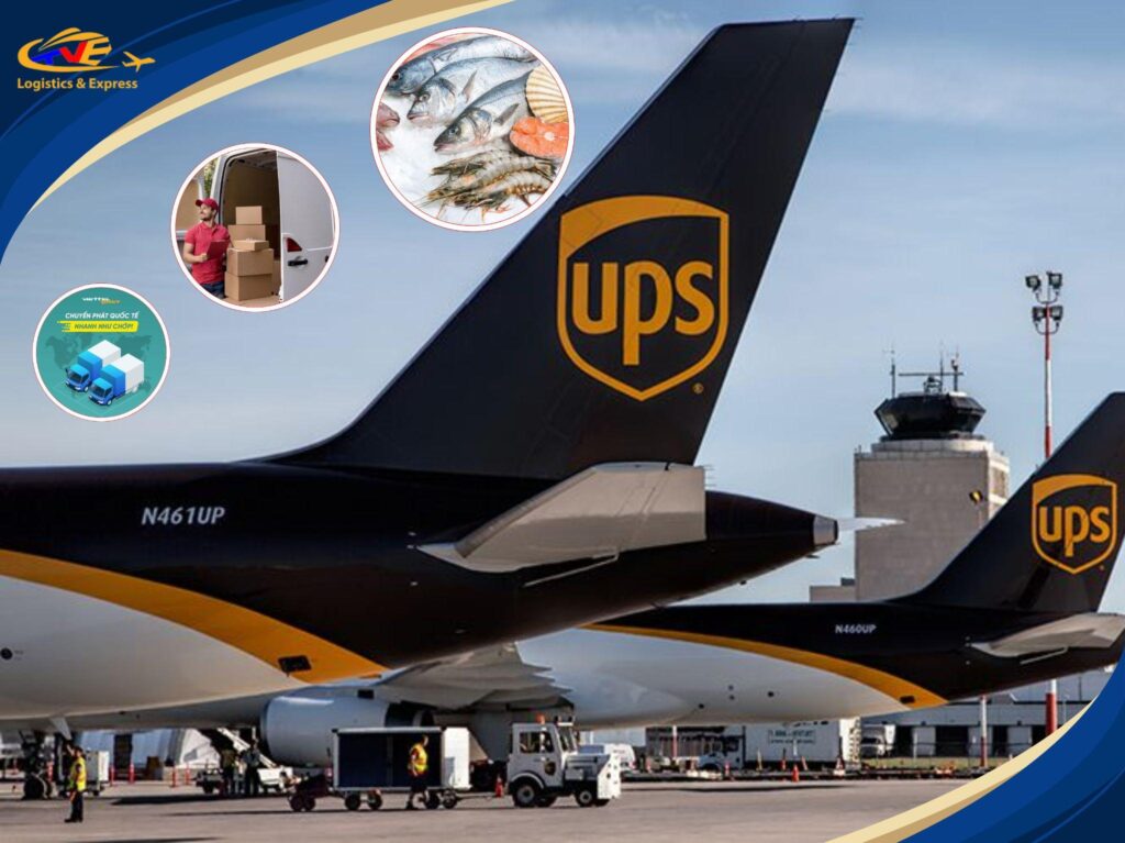 Dịch vụ gửi hàng đi Mỹ UPS nhanh chóng tại Tiến Việt Express