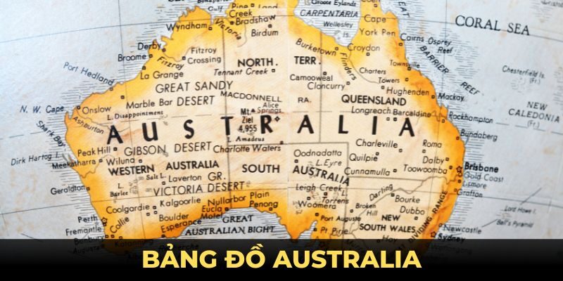 Bản Đồ Nước Australia - Vùng Địa Lý Đa Dạng, Đặc Sắc